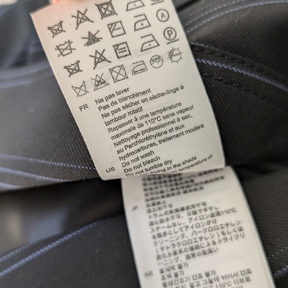 NWT Sandro Vaiana Stripe Tailored Wool Sleeveless Blazer Dress, size 38 - Picture 9 of 12